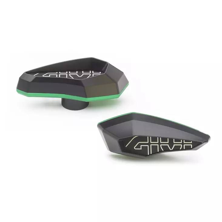 Givi frame sliders green anod alum insert - Duell MP varaosat ja tarvikkeet - 100192 - 1
