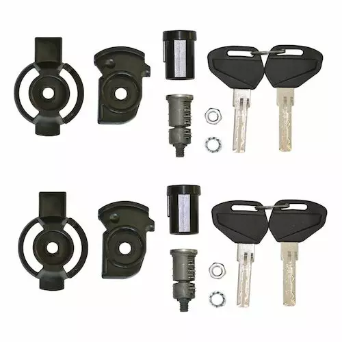 Givi Security lock lukkosarja sis. 2 lukkopesää + 4 avainta - Duell MP varaosat ja tarvikkeet - 102472 - 1