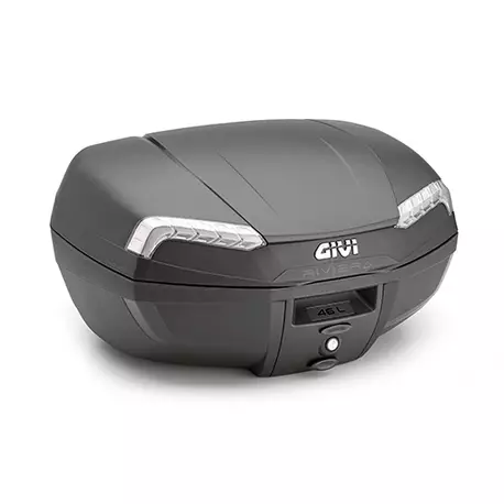Givi TOPCASE 46L BLACK RIVIERA SMOKE REFLEC. - Duell MP varaosat ja tarvikkeet - 104662 - 1