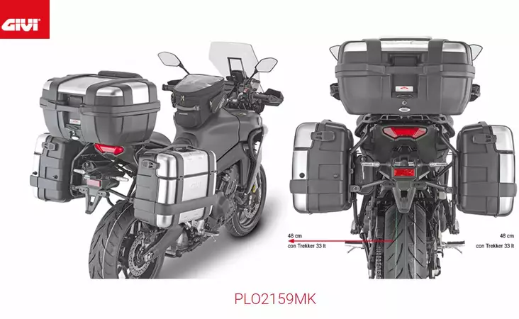 GIVI TUB.PANN.HOLDER Tracer 9 21- - Duell MP varaosat ja tarvikkeet - 102562 - 1
