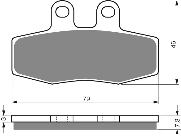 GOLDFREN Jarrupalat 010 Ceramic carbon AD - Duell MP varaosat ja tarvikkeet - 67722 - 1