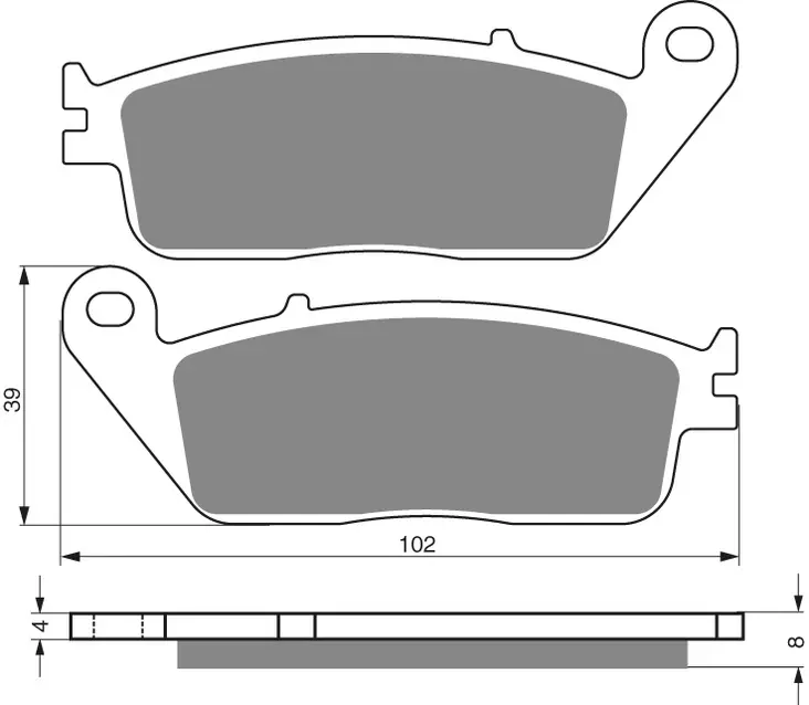GOLDFREN Jarrupalat 022 Ceramic carbon AD - Duell MP varaosat ja tarvikkeet - 67832 - 1