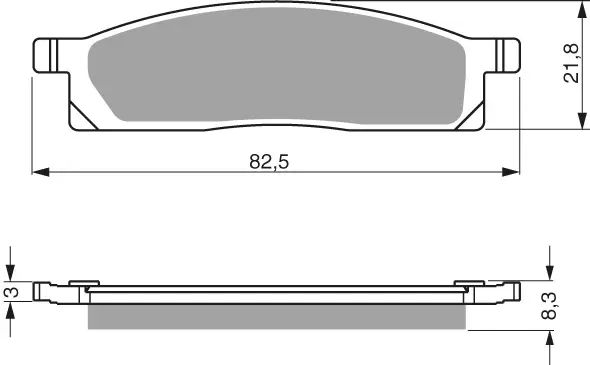 GOLDFREN Jarrupalat 034 Ceramic Carbon AD - Duell MP varaosat ja tarvikkeet - 68902 - 1