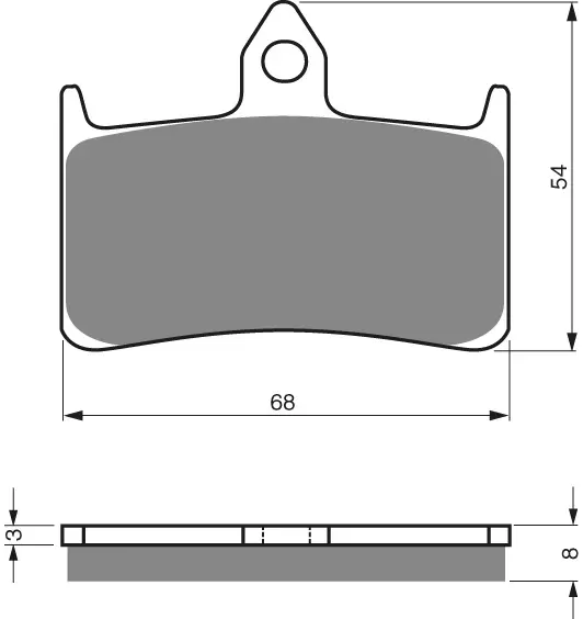 GOLDFREN Jarrupalat 069 Ceramic Carbon S3 - Duell MP varaosat ja tarvikkeet - 67522 - 1