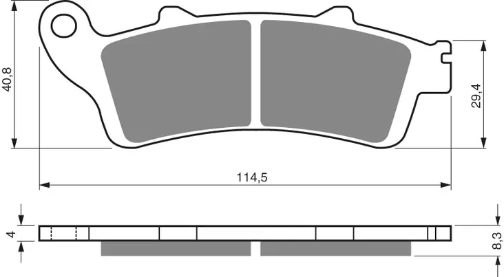 GOLDFREN Jarrupalat 178 Ceramic carbon AD - Duell MP varaosat ja tarvikkeet - 67272 - 1