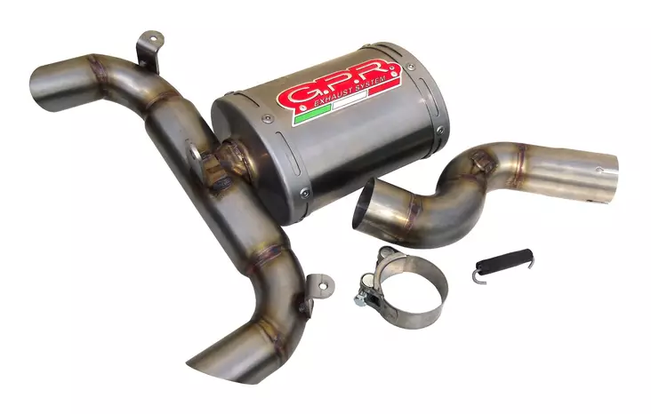 GPR Suzuki Gsr 600 2006/11 Ghost line EC-Approv. slip-on exhaust Titanium Oval - Duell MP varaosat ja tarvikkeet - 105742 - 1