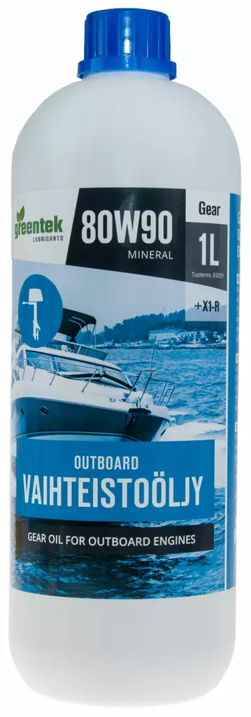 Greentek Outboard 80W90 1L vaihteistoöljy perämoottorit (12) - Duell öljyt ja muut nesteet - 63052 - 1