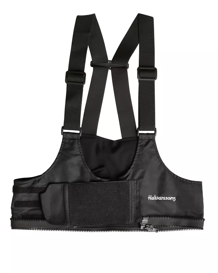 Halvarssons Housun yläosan pidennys Bib V2 Musta D70 - Duell ajovarusteet - 31162 - 1