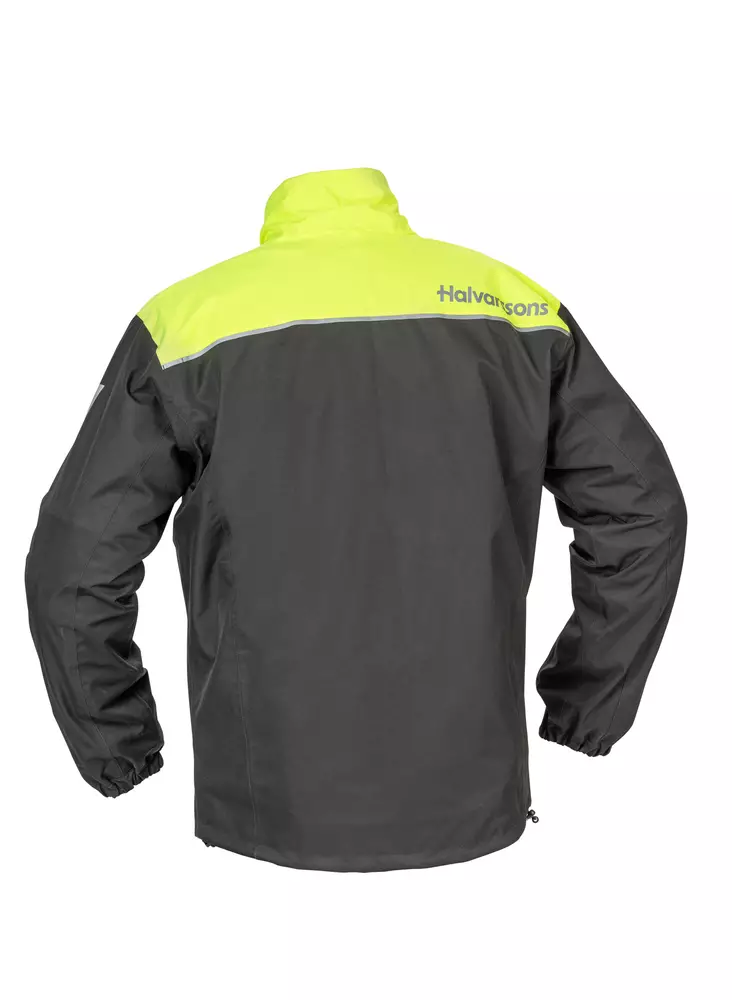 Halvarssons Sadetakki Bofallet HV Keltainen/Musta Short and Wide D2XL - Duell ajovarusteet - 31462 - 1