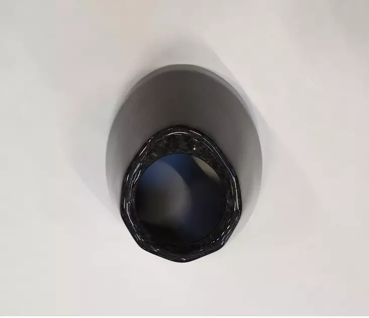 HGS End Cap Racing Carbon 125/250cc 2T Oval - Duell MP varaosat ja tarvikkeet - 68262 - 1
