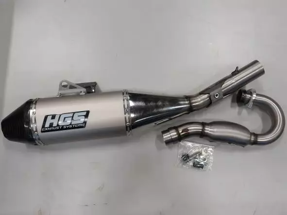 HGS Täysputkisto 4T CRF250R 22-24 Pun äänenvaimennin New design - Duell MP varaosat ja tarvikkeet - 68352 - 1