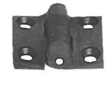 Hinge 3838mm black - Duell venetarvikkeet - 5552 - 1
