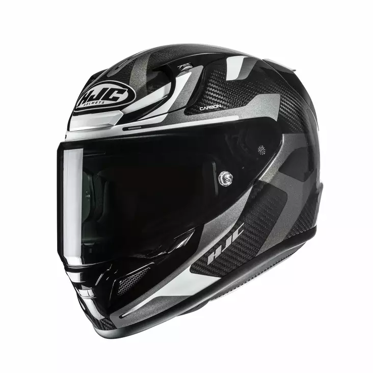 HJC Kypärä RPHA 12 Carbon Xentra Musta/Valkoinen/Harmaa MC5, XS - Duell ajovarusteet - 55642 - 1