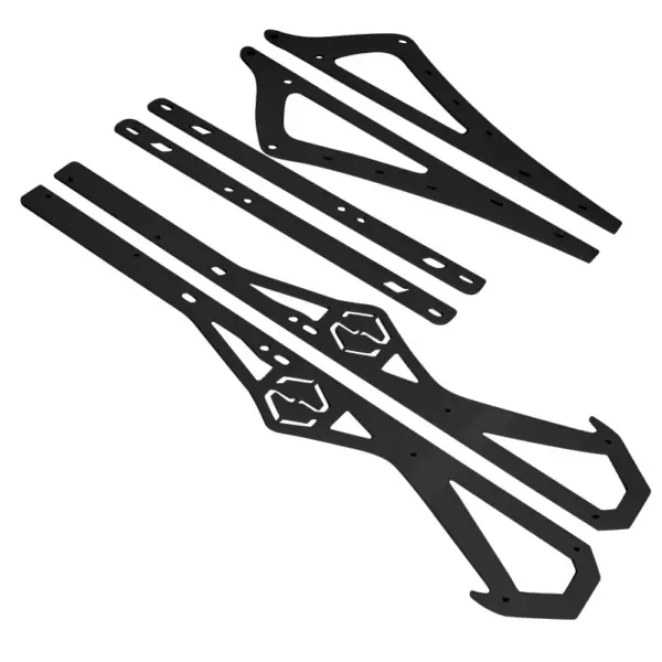 ITEK Liukujen vahvikkeet powdercoated black Arctic Cat M 153" 2017- - Duell MK varaosat ja tarvikkeet - 20882 - 1