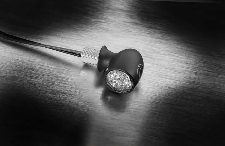Kellermann Atto® DF LED mini indicator 3 in 1 black w/ clear glass - Duell MP varaosat ja tarvikkeet - 131312 - 1