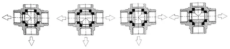 Kolmitiehana 1/2" AISI 316 - Duell venetarvikkeet - 6482 - 1