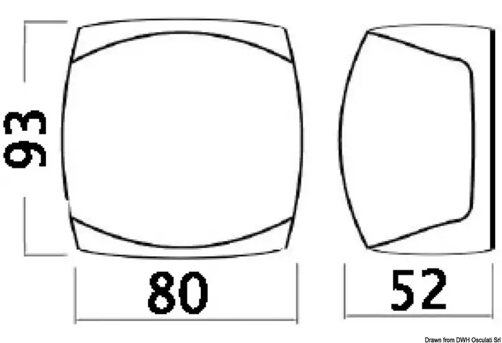 Kulkuvalo LED Sphera III perävalo - Duell venetarvikkeet - 7432 - 1