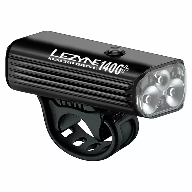 Ladattava led- etuvalo LEZYNE Macro Drive 1400 musta - Duell polkupyörien varaosat ja tarvikkeet - 139862 - 1