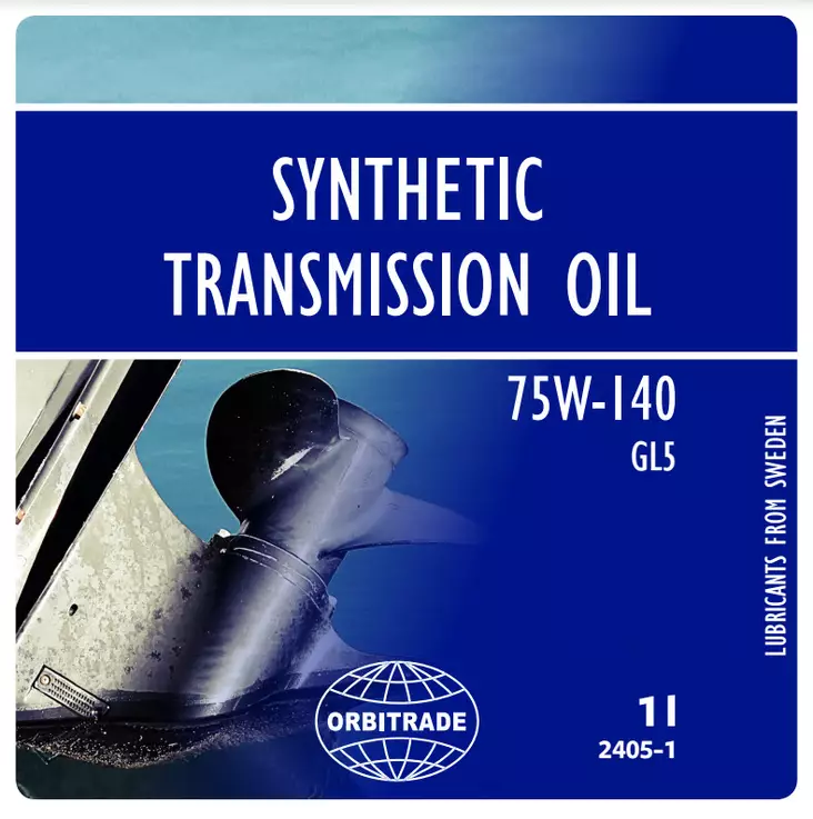 Orbitrade Gearcase oil synthetic 75w140.1L - Duell venetarvikkeet - 136512 - 1