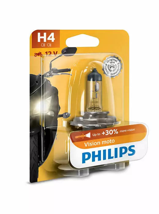 Philipis Polttimo H4 CityVision Moto 12V/60/55W/P43t-38 - Duell muut varaosat ja tarvikkeet - 136472 - 1