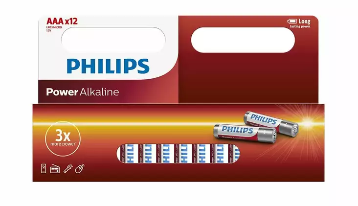 Philips Paristo LR03 / AAA Power Alkaline B12 (12pcs) - Duell muut varaosat ja tarvikkeet - 136862 - 1