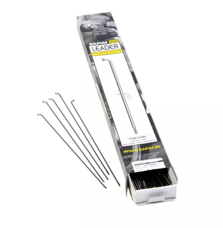 Pinna SAPIM Race 2.0/1.8/2.0 X 278mm 14G musta RST 100kpl/ltk ei sis. nippe - Duell polkupyörien varaosat ja tarvikkeet - 7922 - 1