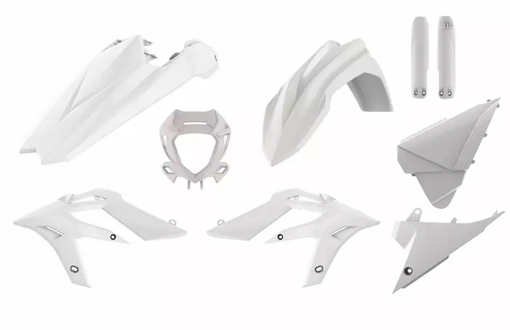 Polisport Full kit X-TRAINER (20-22) White (1) - Duell MP varaosat ja tarvikkeet - 129342 - 1