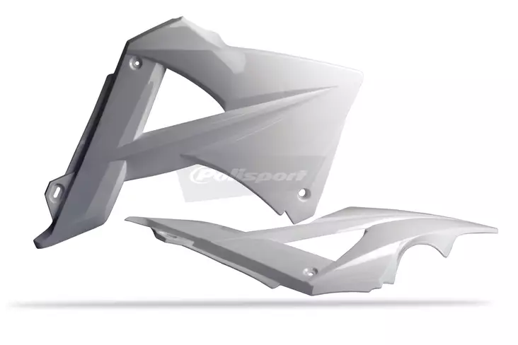 Polisport Radiator Scoops GasGas EC/EC-E125/200/250/300/450FSE(10-11) white (6) - Duell MP varaosat ja tarvikkeet - 130592 - 1