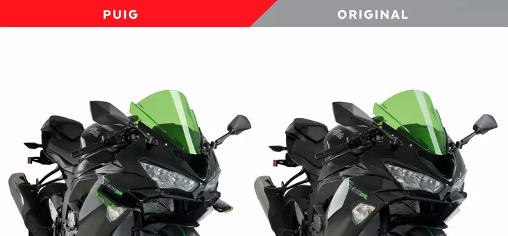 Puig Conjunto De Alerones Para Kawasaki Zx-6R 18' C/Roj - Duell MP varaosat ja tarvikkeet - 95022 - 1