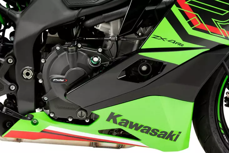 Puig Engine Cover Track Homologated Kawasaki Zx-4Rr - Duell MP varaosat ja tarvikkeet - 96132 - 1