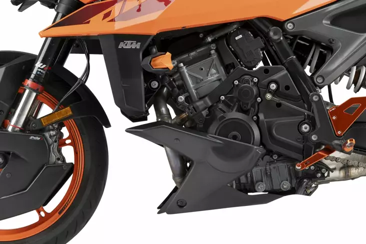 Puig Engine Spoiler Ktm Duke 990 24' C/Matt Black - Duell MP varaosat ja tarvikkeet - 95232 - 1