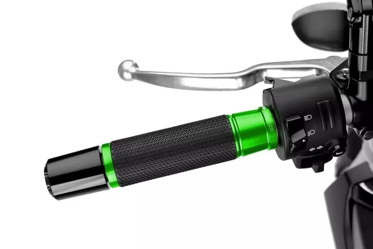 Puig Grips By Pair Hi-Tech Ascent 123Mm C/Green - Duell MP varaosat ja tarvikkeet - 94902 - 1