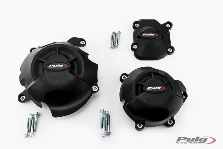 Puig Kit 3 Caps Engine Cover Kawasaki Z800/Z800E 13'-16 - Duell MP varaosat ja tarvikkeet - 99872 - 1