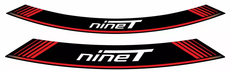 Puig Kit 8 Rim Strips R Nine T C/Red - Duell MP varaosat ja tarvikkeet - 90782 - 1
