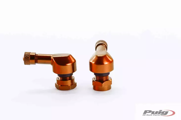 Puig Kit Of Valves 90º Dim.8.3 Wheels Tubeles C/Orange - Duell MP varaosat ja tarvikkeet - 91632 - 1