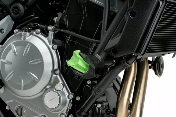 Puig Kit Rubbers For Frame Slider R19 C/Green - Duell MP varaosat ja tarvikkeet - 94222 - 1