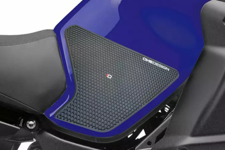 Puig Lateral Tank Pads Yamaha C/Black - Duell MP varaosat ja tarvikkeet - 100012 - 1