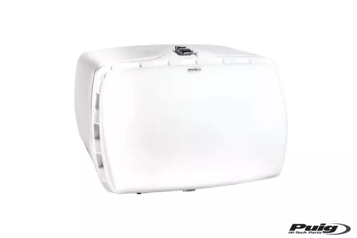 Puig Maxi Box With Lock And Attached With Straps C/Whit - Duell MP varaosat ja tarvikkeet - 95072 - 1