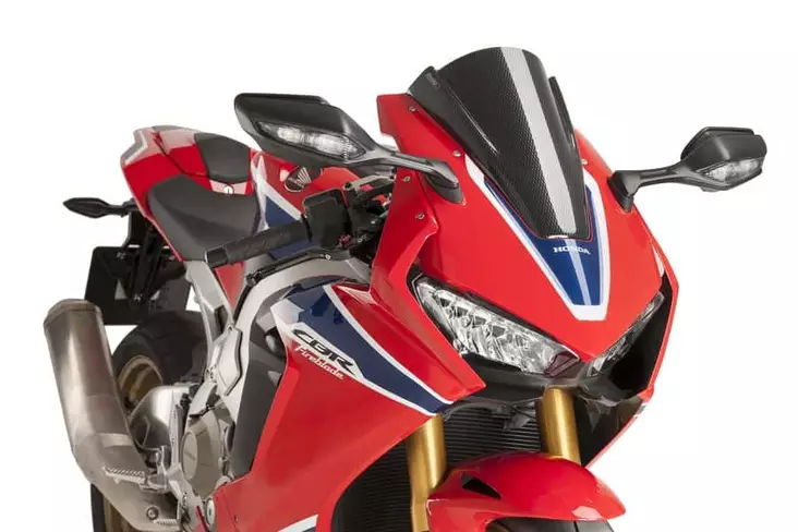 Puig Racing Screen Honda Cbr1000Rr 17-18'' C/Carbon Loo - Duell MP varaosat ja tarvikkeet - 90682 - 1