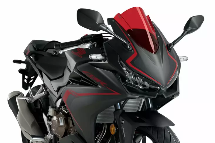 Puig Racing Screen Honda Cbr500R 19'- C/Red - Duell MP varaosat ja tarvikkeet - 94882 - 1