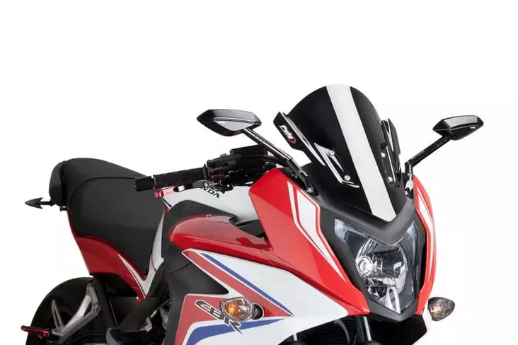 Puig Racing Screen Honda Cbr650F 14'-18' C/Black - Duell MP varaosat ja tarvikkeet - 91892 - 1