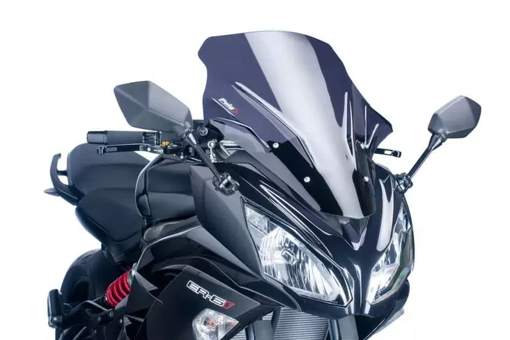 Puig Racing Screen Kawasaki Er6F 12-17 C/Dark Smoke - Duell MP varaosat ja tarvikkeet - 92582 - 1