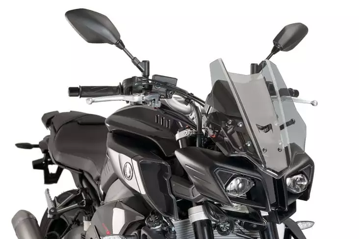 Puig Racing Screen Yamaha Mt-10 16-21'/Mt-10 Sp 17-21'' - Duell MP varaosat ja tarvikkeet - 91072 - 1
