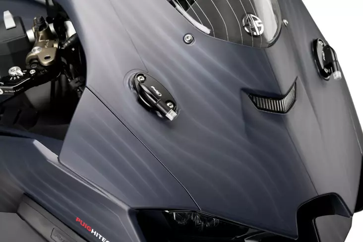 Puig Rearview Mirrors Caps + Turn Lights Tab Kawasaki - Duell MP varaosat ja tarvikkeet - 95802 - 1