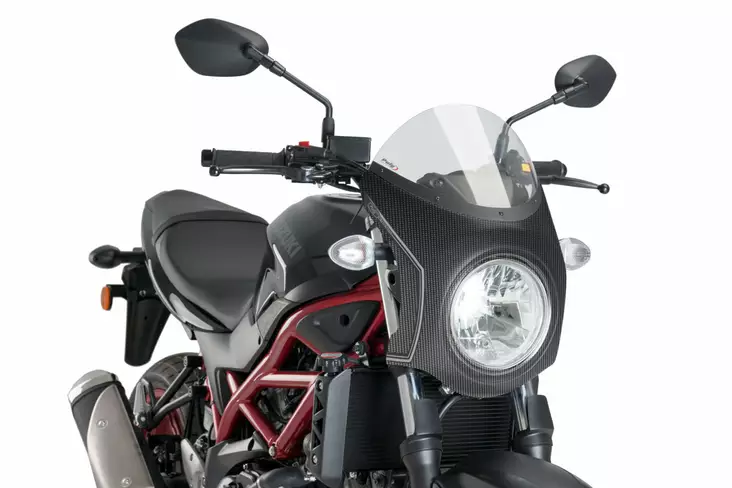 Puig Semifairing Carbon Look Suzuki Sv650 16'- C/Smoke - Duell MP varaosat ja tarvikkeet - 94532 - 1