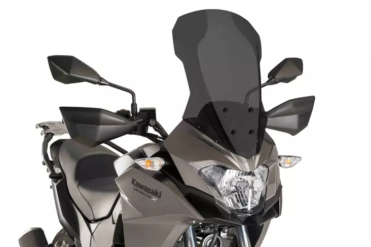 Puig Touring Screen Kawasaki Versys-X 300 17-18'C/Dark - Duell MP varaosat ja tarvikkeet - 90812 - 1
