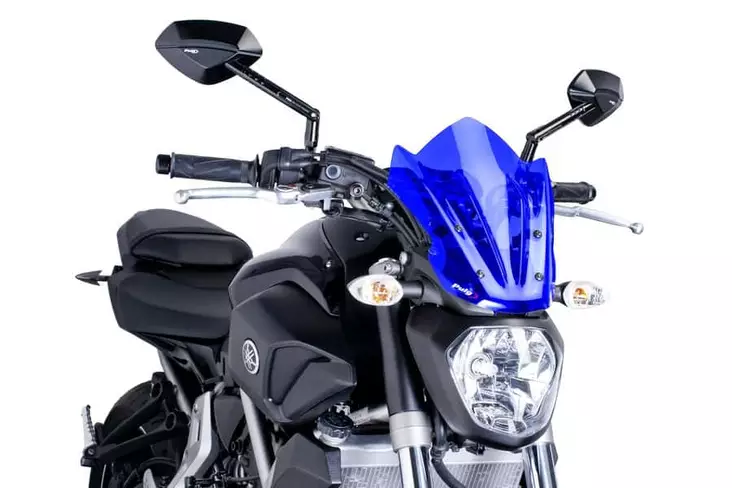 Puig Windshield New Gen Sport Yamaha Mt07 14'-17' C/Blu - Duell MP varaosat ja tarvikkeet - 91642 - 1