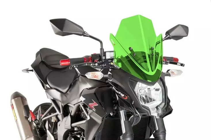 Puig Windshield New Generation Kawasaki Z250Sl 15'-17'C - Duell MP varaosat ja tarvikkeet - 92082 - 1