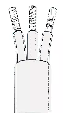 Sähköjohto 3x2.5mm² x 50m mu/va/si - Duell venetarvikkeet - 6242 - 1