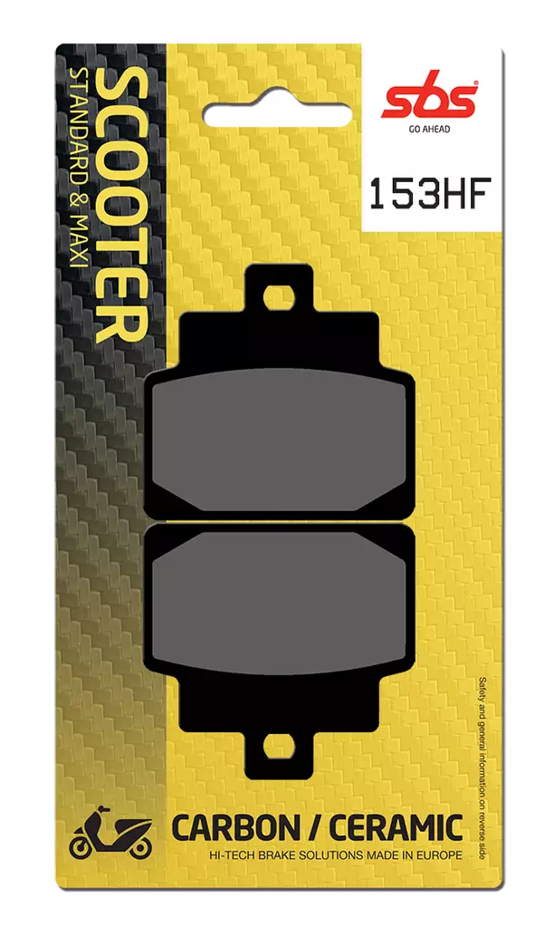 Sbs Jarrupalat Ceramic (748HF) - Duell MP varaosat ja tarvikkeet - 125032 - 1